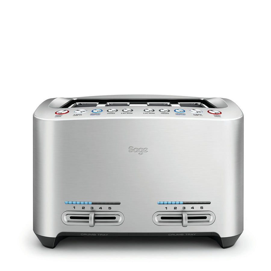 Sage BTA845UK The Smart Toast: 4 Slice Brushed Aluminium