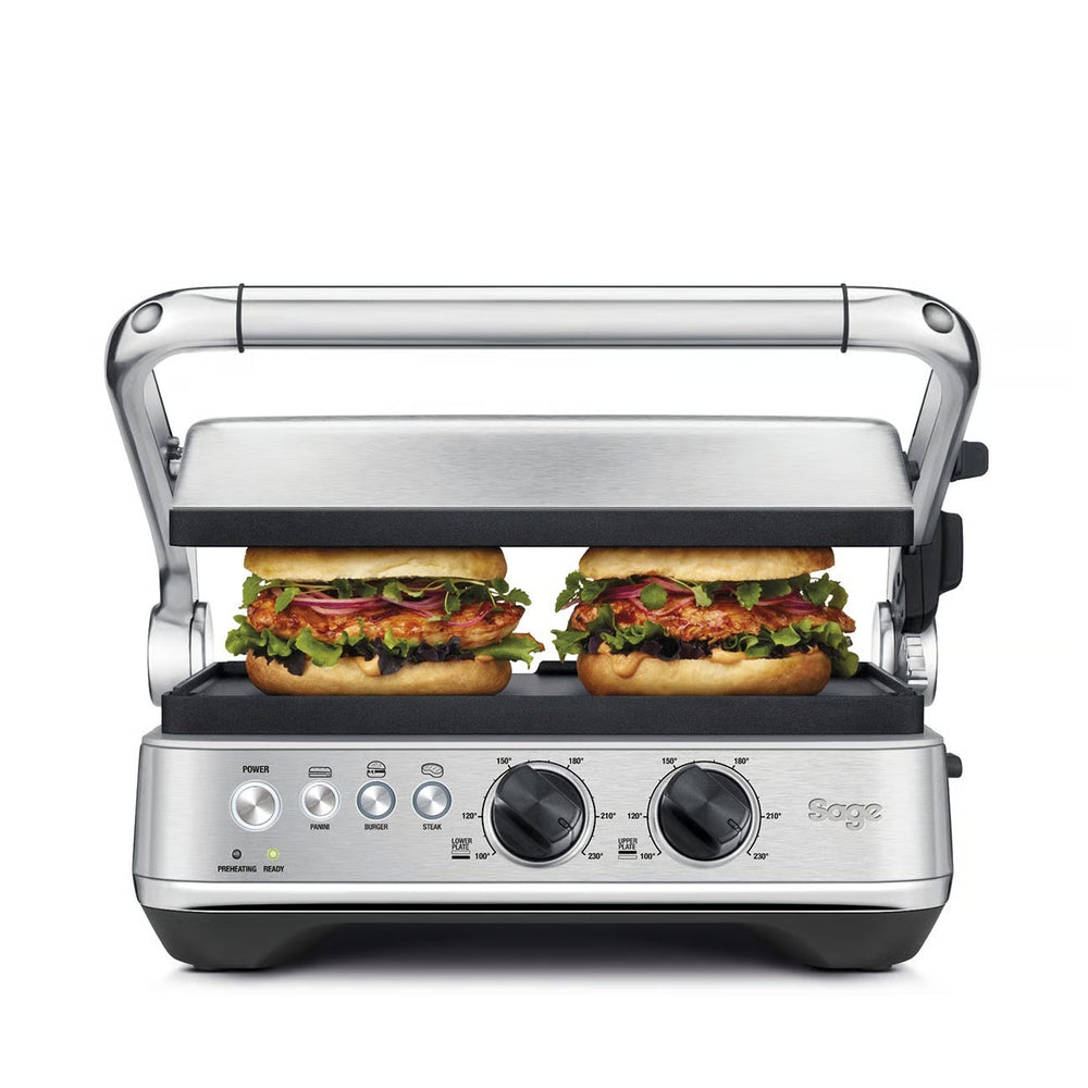 Sage SGR700BSS4GEU1 Grill: The BBQ & Press™ Grill Brushed Stainless Steel